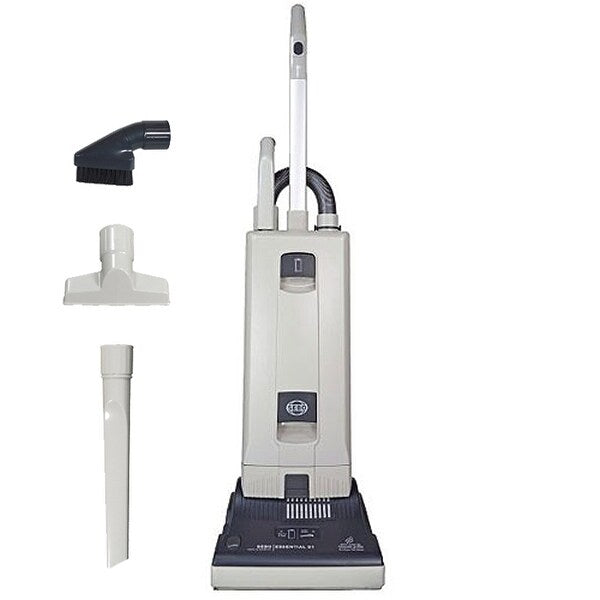 SEBO ESSENTIAL G4 Upright Vacuum Cleaner, Lt Gray/Dk Gray 90406AM